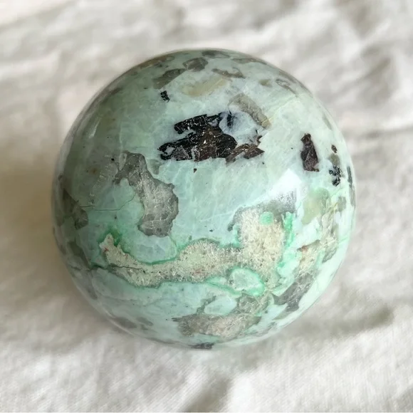 Chrysocolla Sphere - Picture 3 of 4